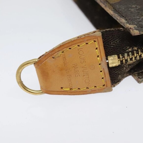 LOUIS VUITTON Monogram Bucket GM Accessory Pouch LV Auth 134663 - Picture 8 of 16